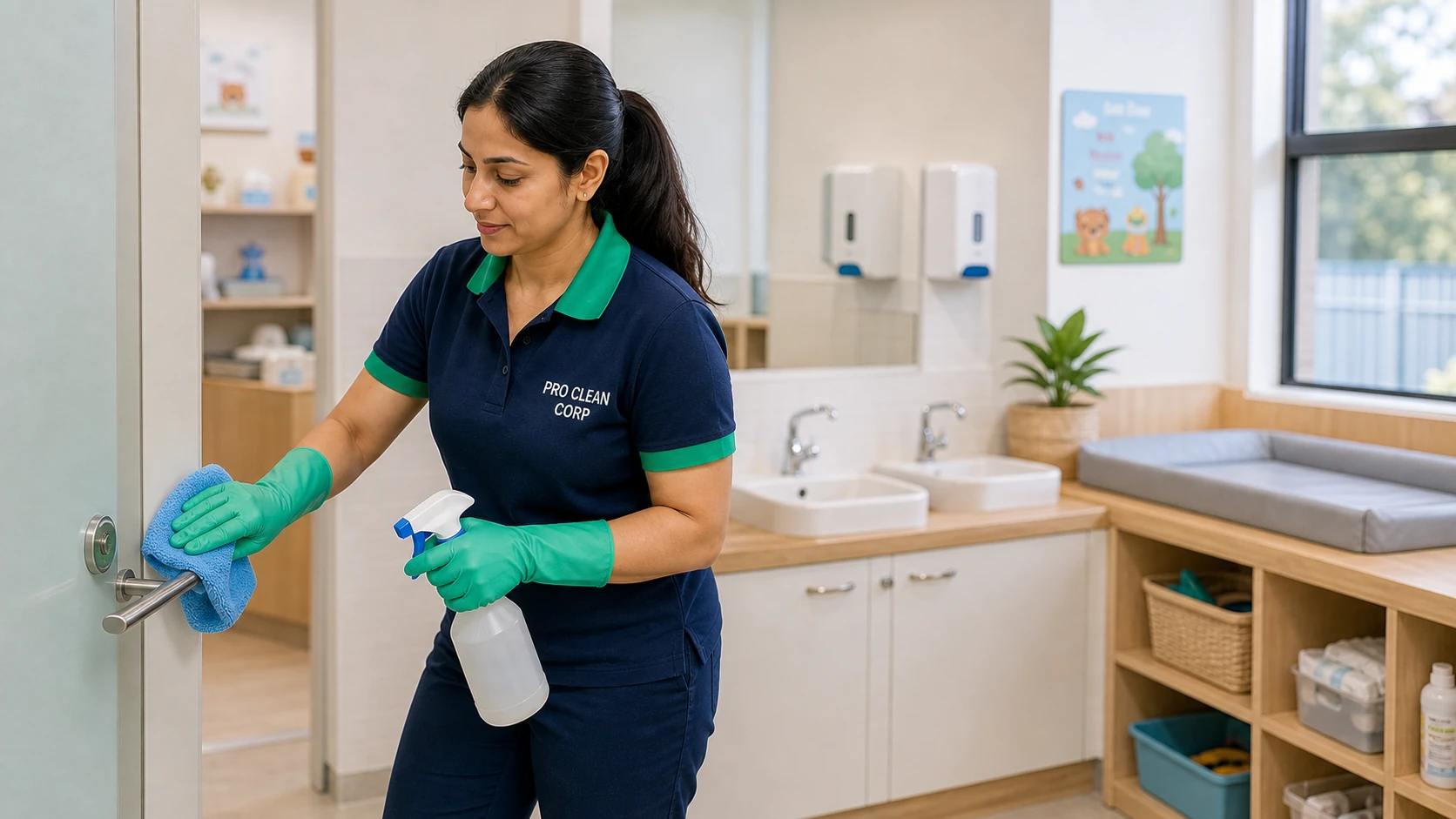 Childcare Cleaning specific areas covered