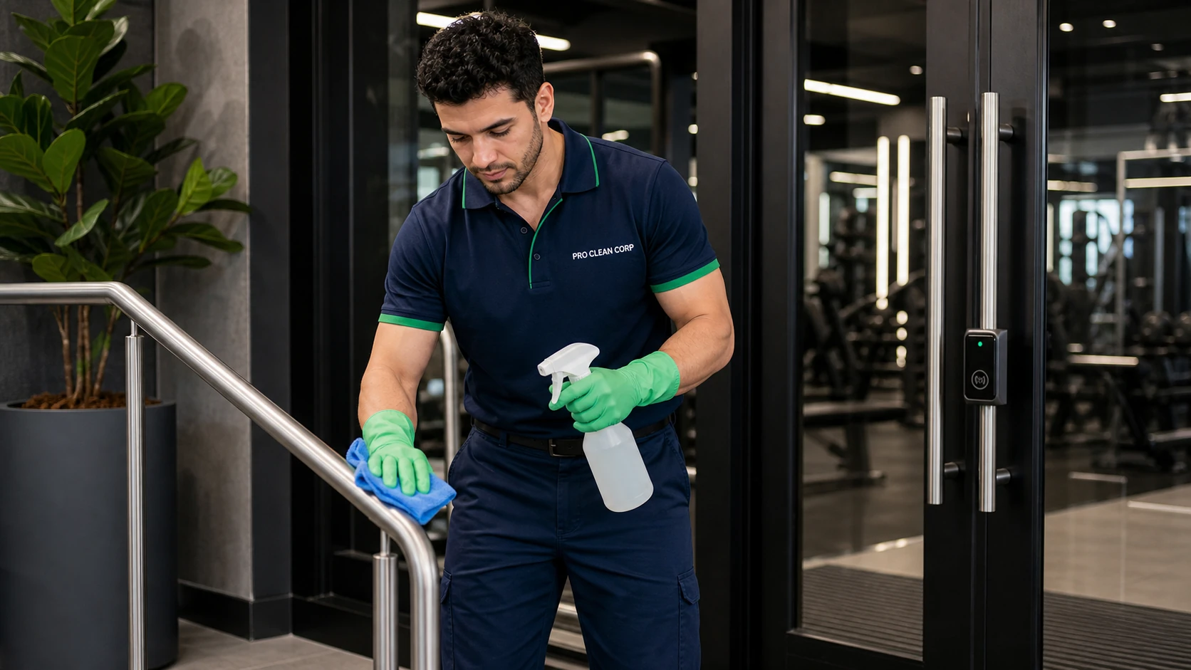 Gym Cleaning specific areas covered