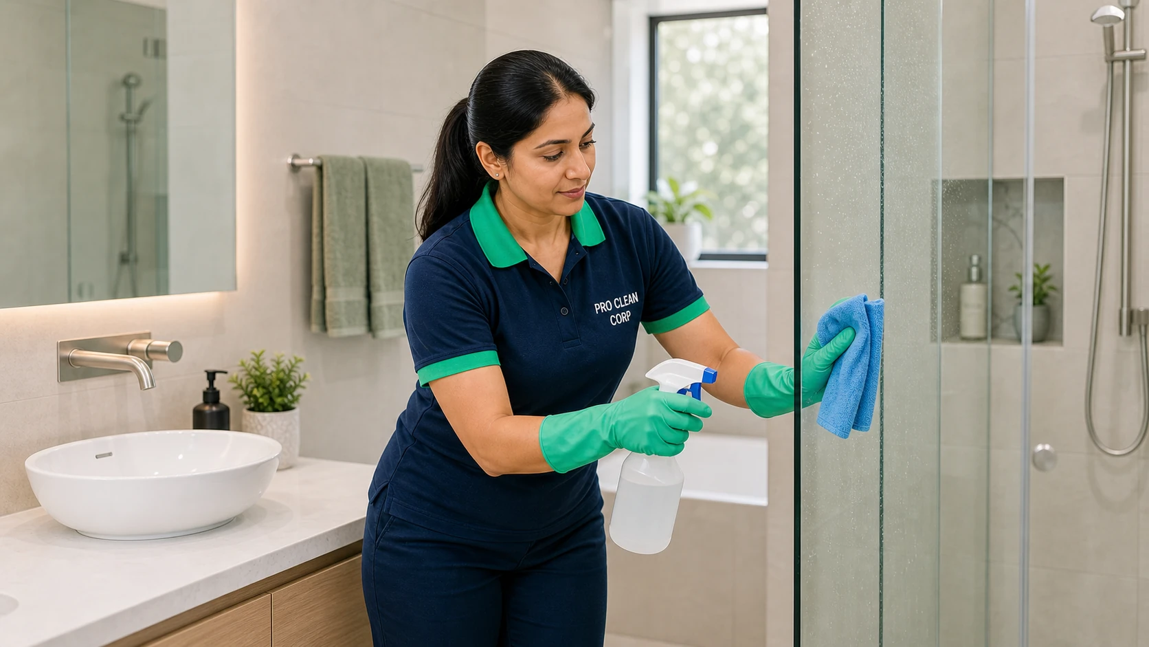 Our Cleaning Process in Action