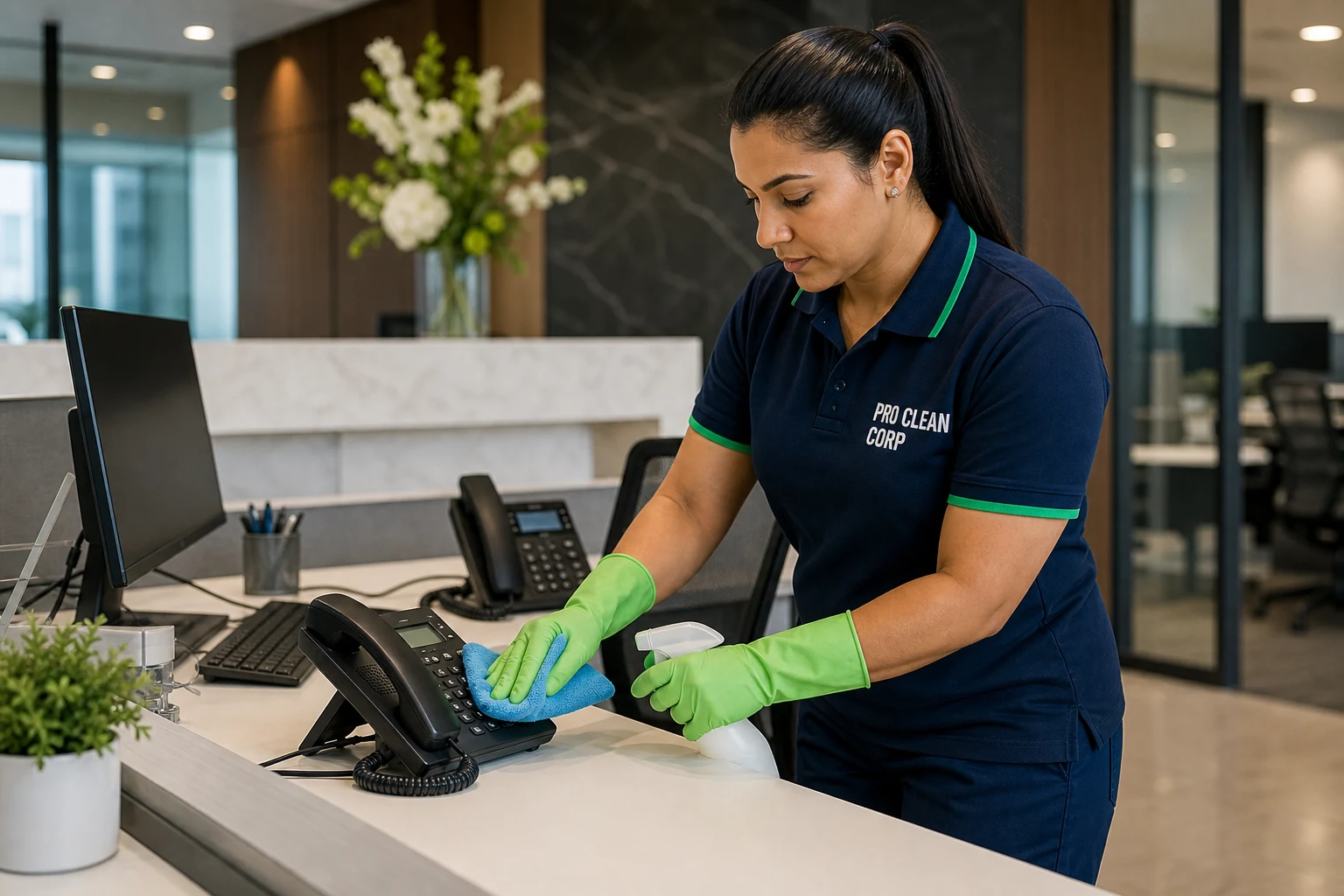 Office Cleaning specific areas covered