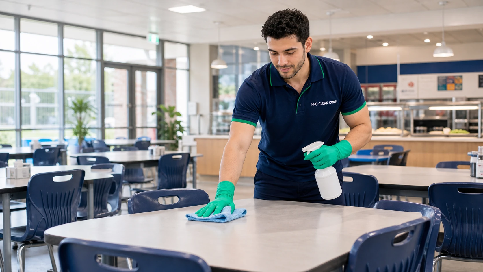 School Cleaning specific areas covered