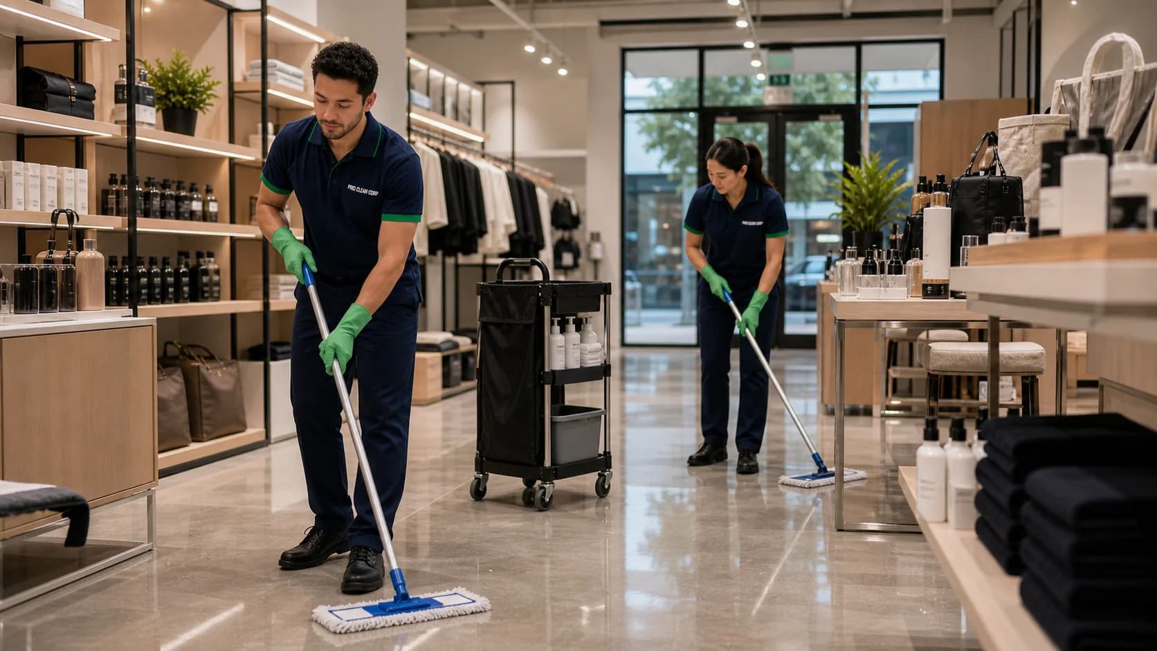 Retail Cleaning commercial cleaning services in Newington