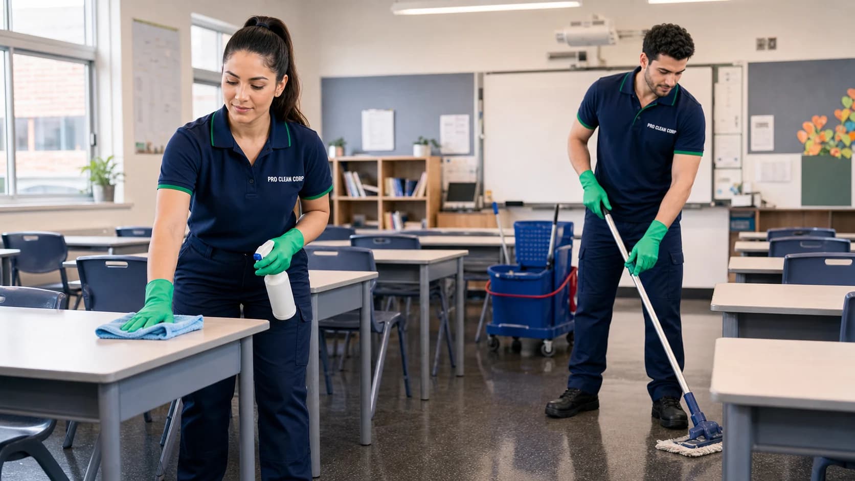 School Cleaning commercial cleaning services in Newington