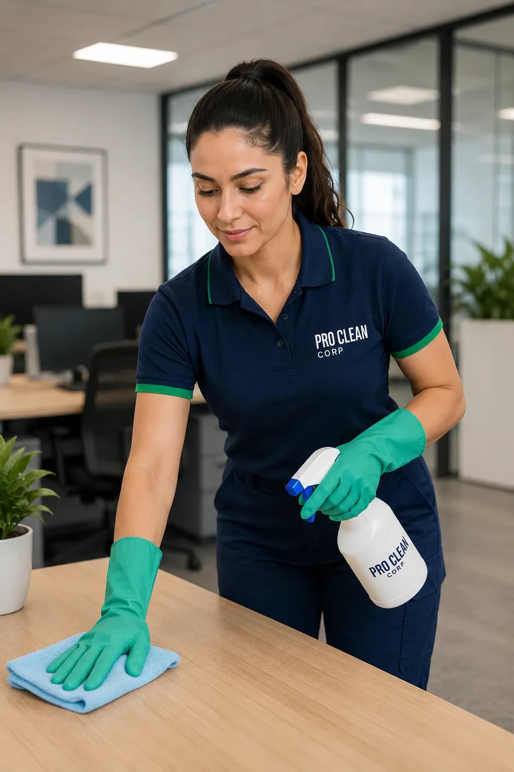 Professional commercial cleaning team Newington